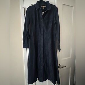 Madewell Dark Blue Long Sleeve Dress